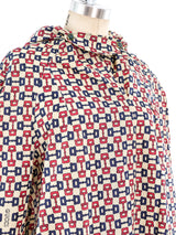 1970's Gucci Hosebit Printed Raincoat Outerwear arcadeshops.com