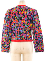 Yves Saint Laurent Kaleidoscope Print Quilted Jacket Jacket arcadeshops.com