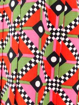 Jean Louis Scherrer Optical Printed Skirt Ensemble Suit arcadeshops.com