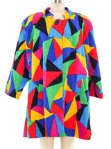 Geoffrey Beene Rainbow Matelasse Evening Coat Outerwear arcadeshops.com