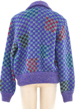 Missoni Checkerboard Knit Jacket Ensemble Suit arcadeshops.com