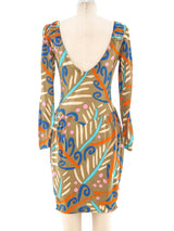 Missoni Abstract Printed Jersey Dress Dress arcadeshops.com