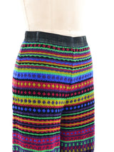 Missoni Rainbow Striped Knit Joggers Bottom arcadeshops.com