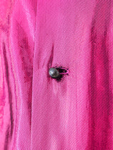 Christian Dior Fuchsia Lamé Blouse Top arcadeshops.com