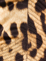 Dolce and Gabbana Leopard Print Bustier Dress Dress arcadeshops.com