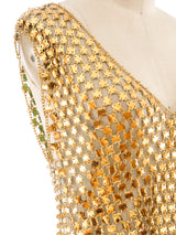 1960's Chain And Disc Fringe Dress Dress arcadeshops.com