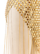 1960's Chain And Disc Fringe Dress Dress arcadeshops.com