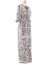 Abstract Printed Maxi Dress Dress arcadeshops.com