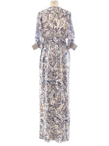 Abstract Printed Maxi Dress Dress arcadeshops.com