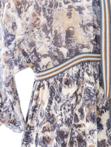 Abstract Printed Maxi Dress Dress arcadeshops.com