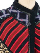 Koos Van Den Akker Reversible Patchwork Coat Outerwear arcadeshops.com