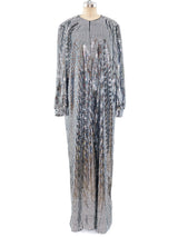 Silver Disco Ball Caftan Dress arcadeshops.com