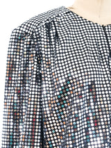 Silver Disco Ball Caftan Dress arcadeshops.com