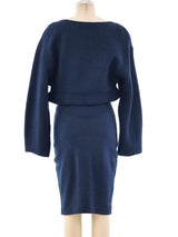 Alaia Crop Top Sweater Dress Dress arcadeshops.com