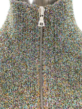 Dries Van Noten Silver Tinsel Jacket Jacket arcadeshops.com