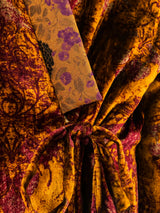 Krizia Printed Velvet Maxi Coat Outerwear arcadeshops.com