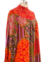 Christian Dior Mixed Print Smock Dress Dress arcadeshops.com