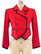 Yves Saint Laurent Wool Shorts Ensemble Suit arcadeshops.com