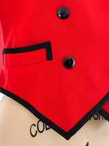 Yves Saint Laurent Wool Shorts Ensemble Suit arcadeshops.com