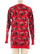 Yves Saint Laurent Wool Cardigan Jacket arcadeshops.com