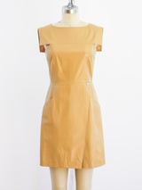 Chanel Leather Mini Dress Dress arcadeshops.com