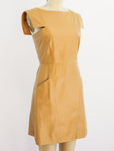 Chanel Leather Mini Dress Dress arcadeshops.com