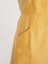 Chanel Leather Mini Dress Dress arcadeshops.com