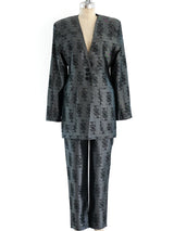 Todd Oldham Playing Card Pant Suit Suit arcadeshops.com