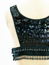 Yves Saint Laurent Sequin Bralette Top arcadeshops.com