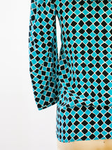 Yves Saint Laurent Silk Check Top Top arcadeshops.com