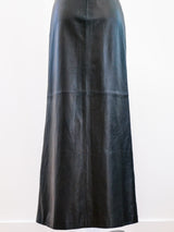 Gianni Versace Leather Column Dress Dress arcadeshops.com