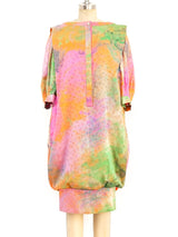 Ungaro Neon Silk Bubble Dress Dress arcadeshops.com