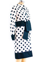 Valentino Polka Dot Coat Dress Dress arcadeshops.com
