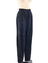 Crushed Texture Suede Pants Bottom arcadeshops.com