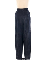 Crushed Texture Suede Pants Bottom arcadeshops.com