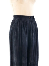 Crushed Texture Suede Pants Bottom arcadeshops.com