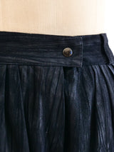 Crushed Texture Suede Pants Bottom arcadeshops.com