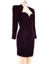 Vicky Tiel Velvet Bustier Dress Dress arcadeshops.com