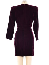Vicky Tiel Velvet Bustier Dress Dress arcadeshops.com