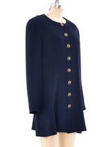 Chanel Navy Mini Dress Dress arcadeshops.com