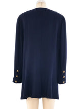 Chanel Navy Mini Dress Dress arcadeshops.com