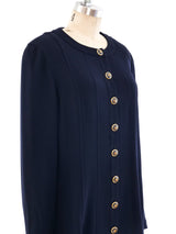Chanel Navy Mini Dress Dress arcadeshops.com