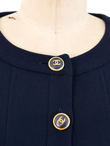 Chanel Navy Mini Dress Dress arcadeshops.com