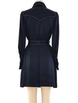 1960's Satin Shirt Dress Dress arcadeshops.com