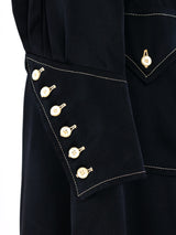 1960's Satin Shirt Dress Dress arcadeshops.com