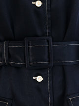 1960's Satin Shirt Dress Dress arcadeshops.com