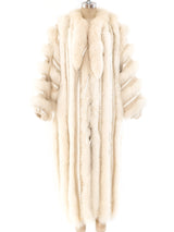 Hand Knit Fur Maxi Cardigan Outerwear arcadeshops.com