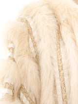 Hand Knit Fur Maxi Cardigan Outerwear arcadeshops.com
