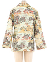 Sage Pagoda Brocade Jacket Jacket arcadeshops.com