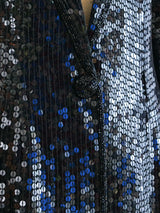 Sequin Embellished Silk Blazer Jacket arcadeshops.com